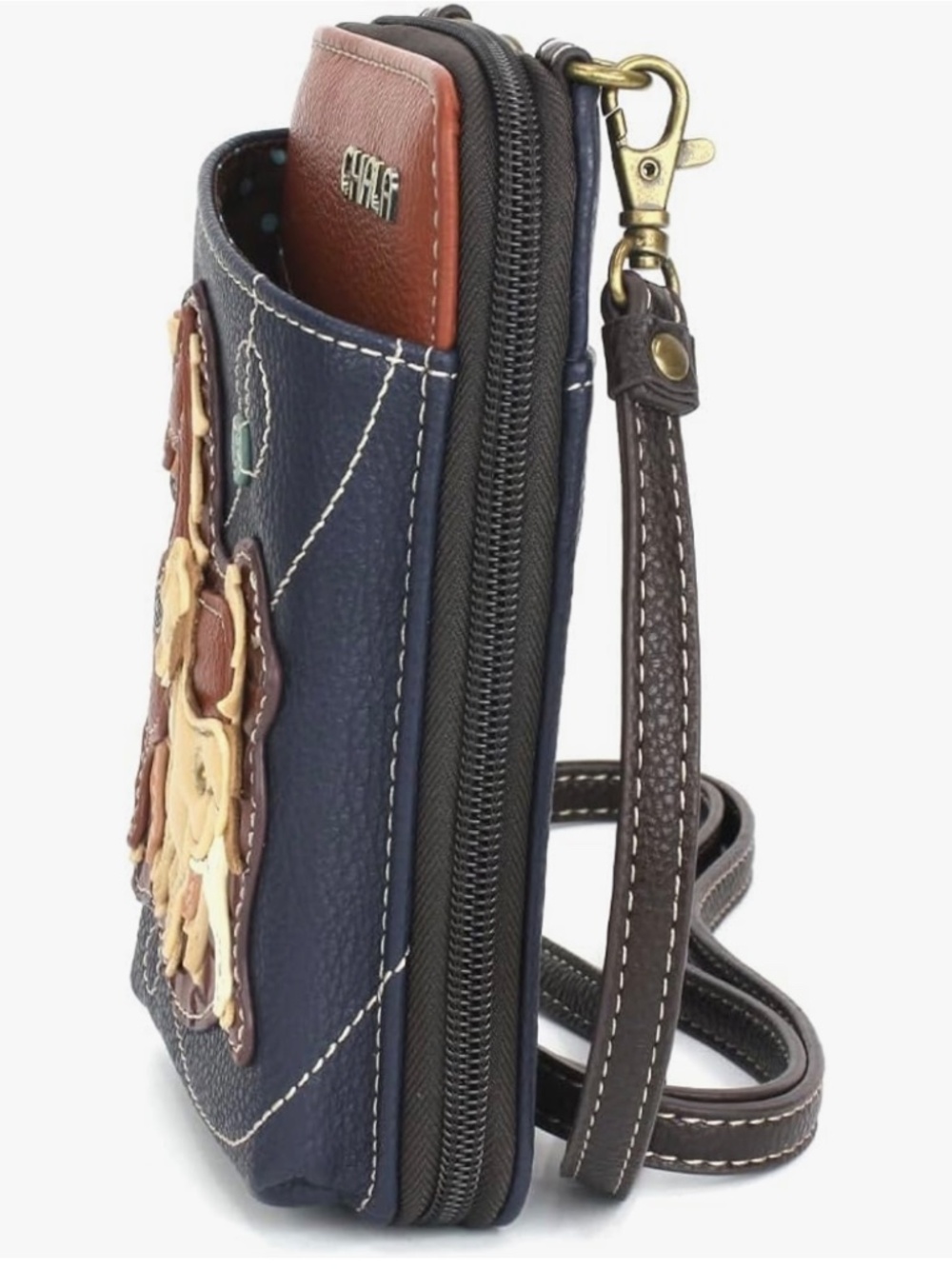 NWT CHALA Wallet Crossbody Purse - Women Faux Leather Multicolor Handbag - Picture 5 of 8
